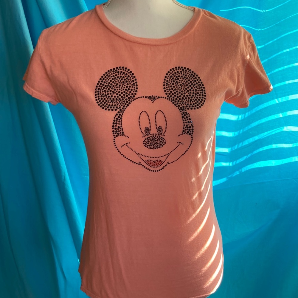Buy2items get1 free.3/$15 items for$30. Peach Disney T shirts/ embellished Micke